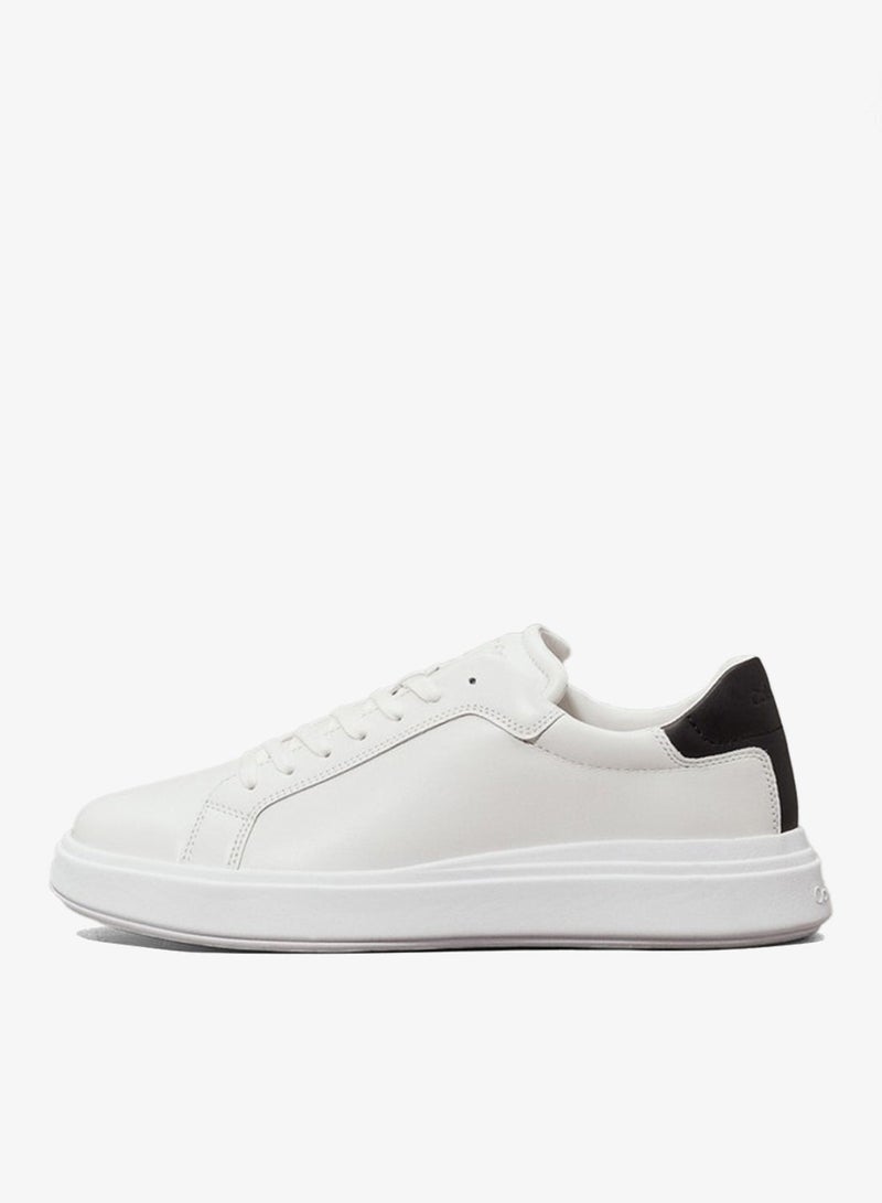 CALVIN KLEIN Leather Contrast Heel Trainers - Image 2