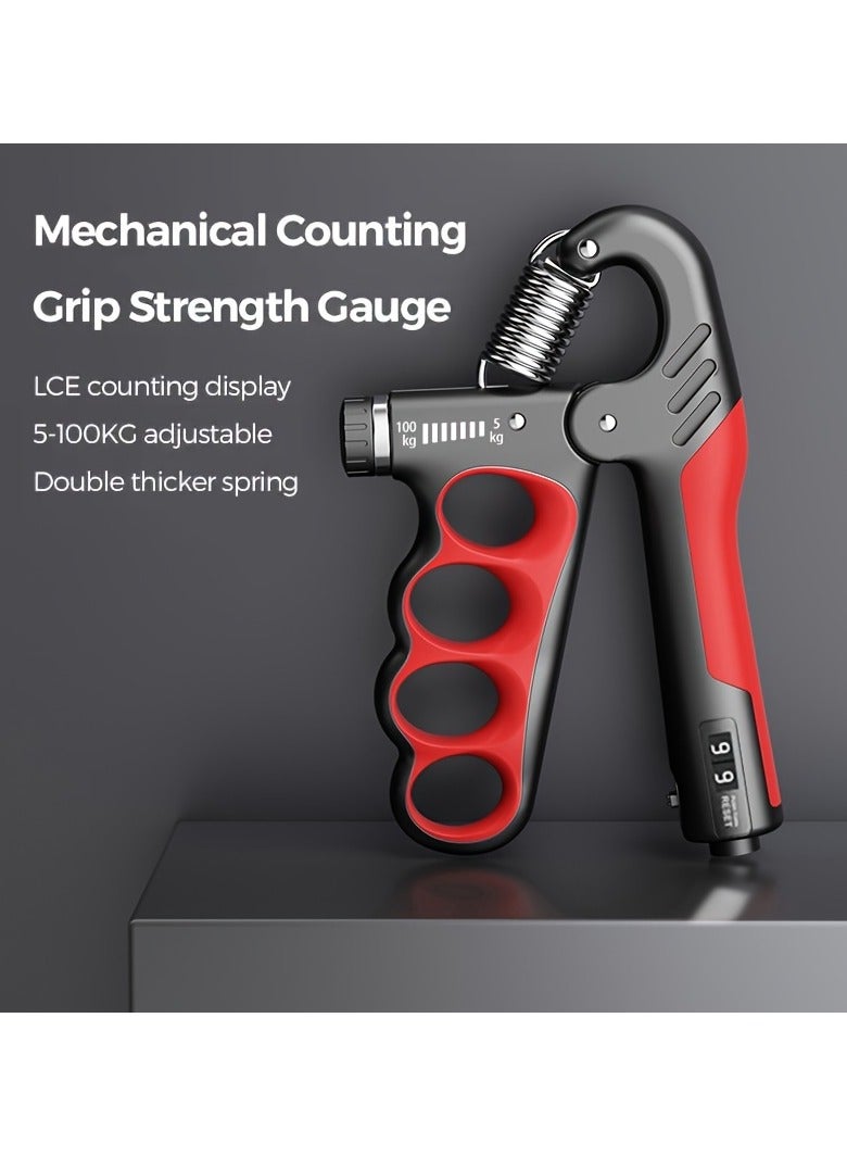 Hand Gripper For Arm Strength Training And Rehabilitation Mechanical Counting Tool For Finger Hand Forearm Exercising - Image 1