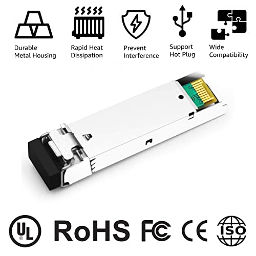 OPSTRAN 10GBASE-SR SFP+ Optical Transceiver Module Compatible with Fortinet FN-TRAN-SFP+SR FS-TRAN-SFP+SR FG-TRAN-SFP+SR 850nm 300m DDM Duplex LC MMF 4 Pack - Image 4