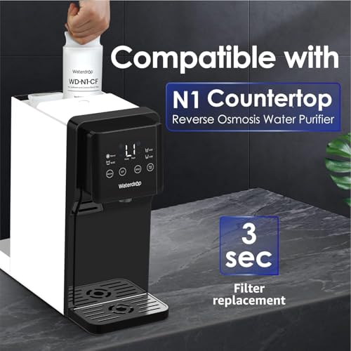 Waterdrop WD-N1-CF Water Filter, Replacement for N1 Countertop Reverse Osmosis System, 6-Month Lifetime - Image 3