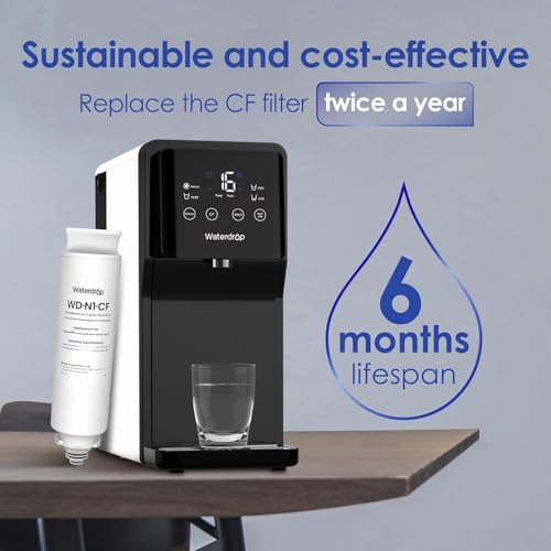 Waterdrop WD-N1-CF Water Filter, Replacement for N1 Countertop Reverse Osmosis System, 6-Month Lifetime - Image 5
