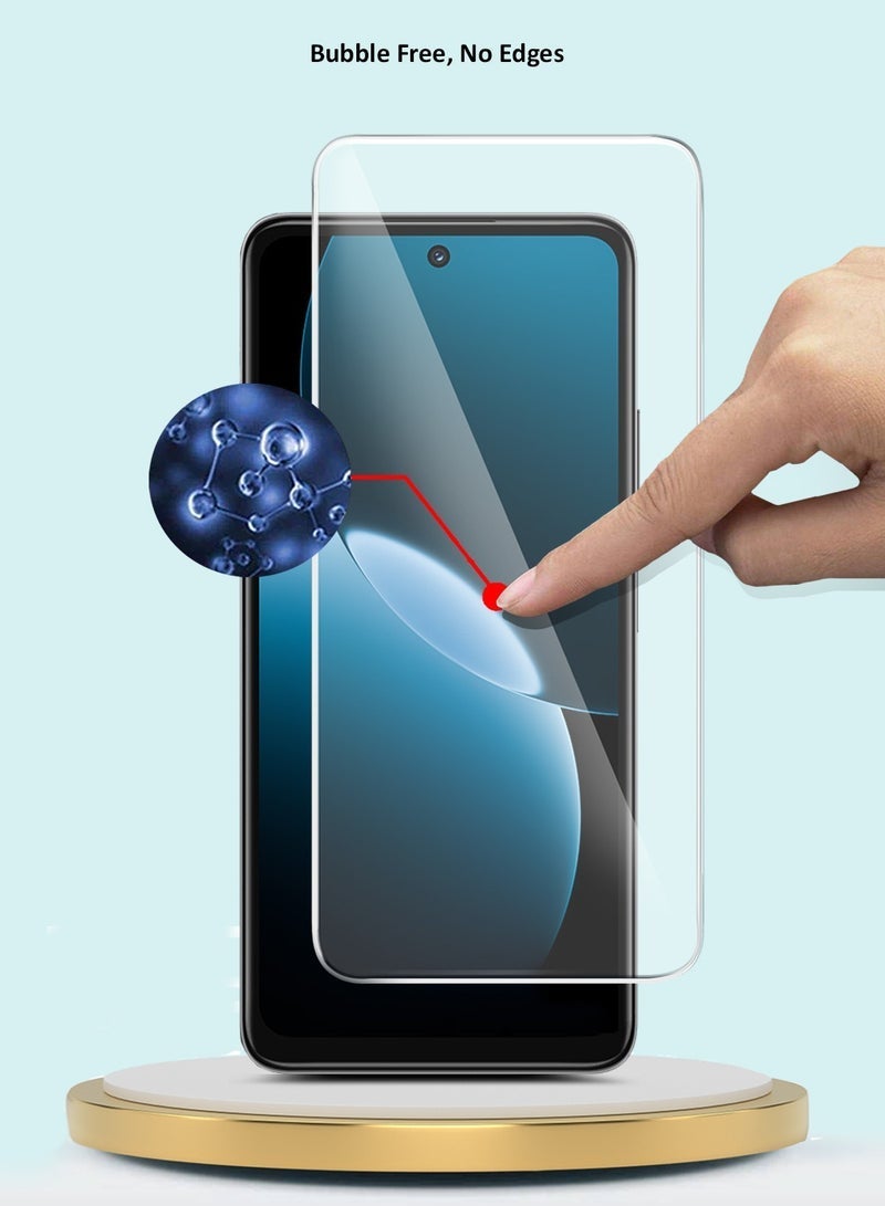 Raxoom Huawei Nova Y73 4G 2025 GMAX Premium Series Curved Edges 9H 2.5D Tempered Glass Screen Protector - Clear - Image 4