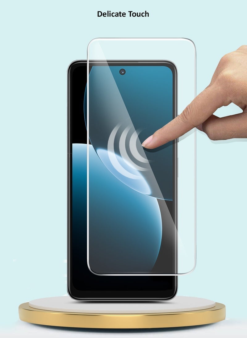 Raxoom Huawei Nova Y73 4G 2025 GMAX Premium Series Curved Edges 9H 2.5D Tempered Glass Screen Protector - Clear - Image 5