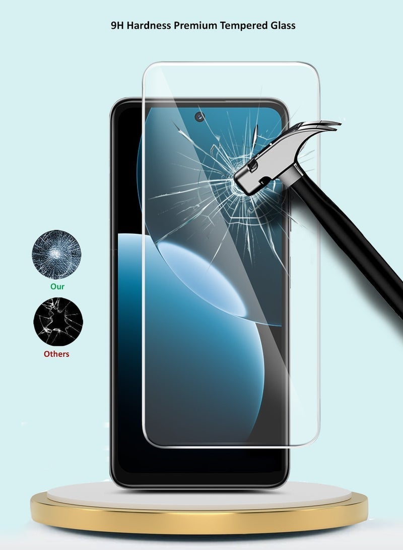 Raxoom Huawei Nova Y73 4G 2025 GMAX Premium Series Curved Edges 9H 2.5D Tempered Glass Screen Protector - Clear - Image 3