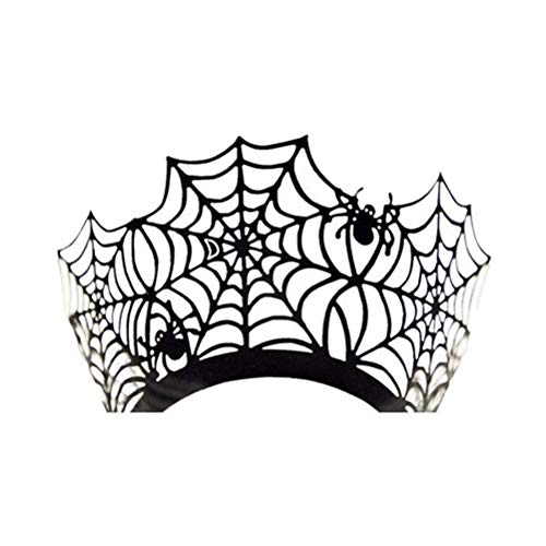 BinaryABC Halloween Cupcake Wrappers,Spider Web Cupcake Wrapper,Halloween Party Decorations Supplies 36Pcs - Image 5