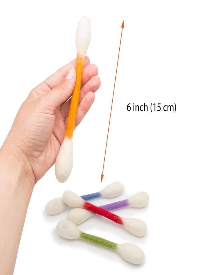 Glaciart One Swabs Cat Toys with Catnip - 6 Pk | Durable for Chew, Cute Cat Toys Interactive Kitty for Boredom, Exercise, & Play | Filled w/Organic Catnip for Anxiety & as Digestive Aid | Gift Idea - Image 5