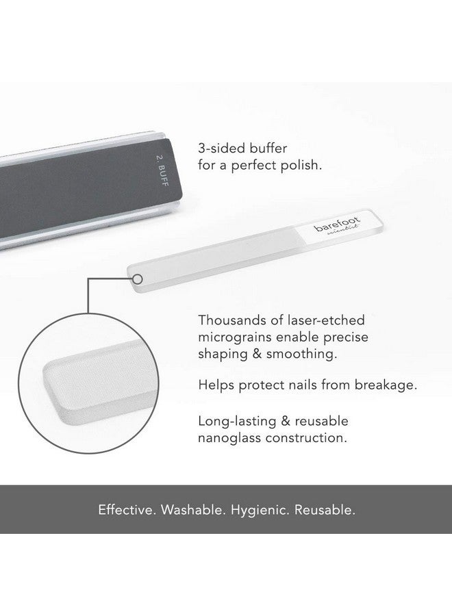 Barefoot Scientist Filed Away Advanced Nail Filing And Buffing Kit, Professional Quality Manicure And Pedicure - Image 3
