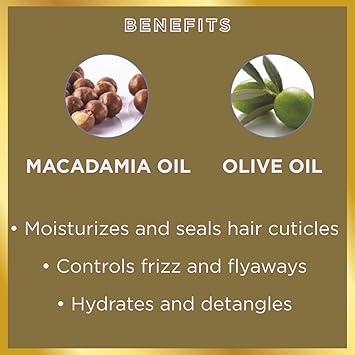 HASK Macadamia Moisturizing Oil Shampoo for all hair types colour safe glutenfree sulfatefree parabenfree 1 355mL Bottle - Image 5