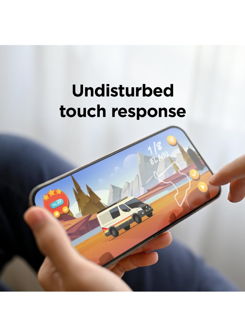 Rock Pow - Screen protector Compatible with iPhone 15 Pro Max 5G Privacy Tempered Glass Screen Protector [Bubble Free][Anti-Glare][HD Full Coverage][Easy Installation][Scratch Resistant] - Image 1