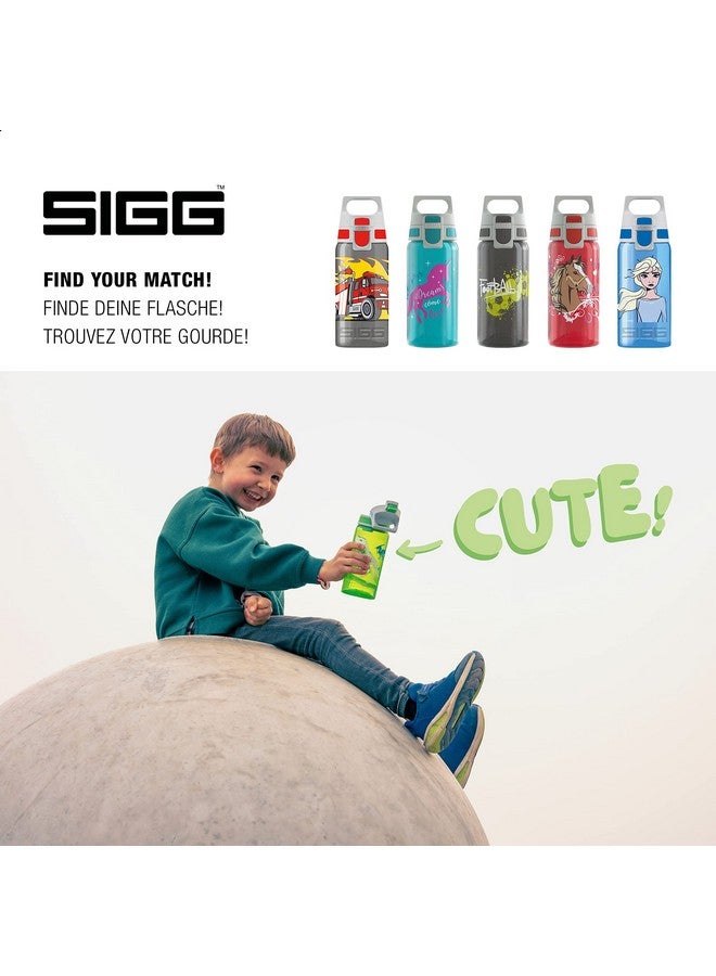 Sigg Kids Water Bottle Viva One Jurassica Leakproof Lid Dishwasher Bpa Free Sport And Bike One Hand Children'S Drink Bottle 17 Oz - Image 5