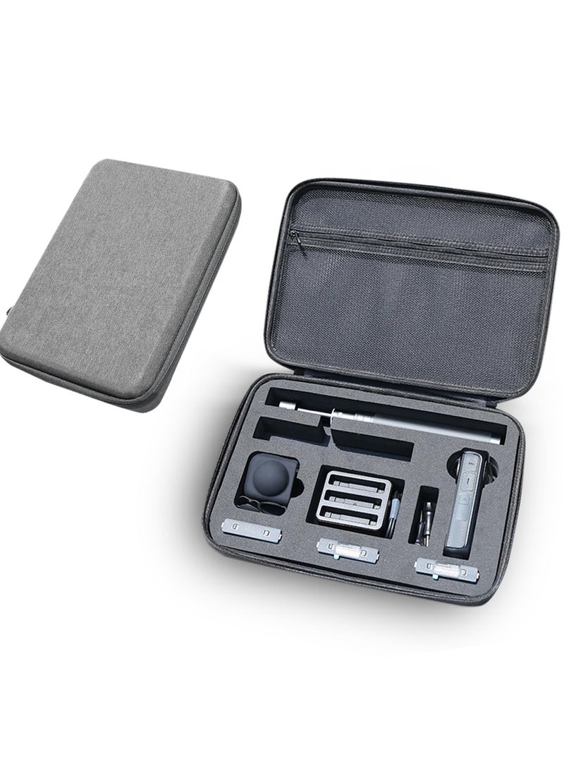 Excefore Carry Case for Insta360 X4 Action Camera, Large Capacity Portable Hard Shell Travel Storage Bag, Drop-Proof Protective Bag, Anti-Shock Compact Nylon Hard Case for Insta360 X4 Accessories Kit  - Image 1