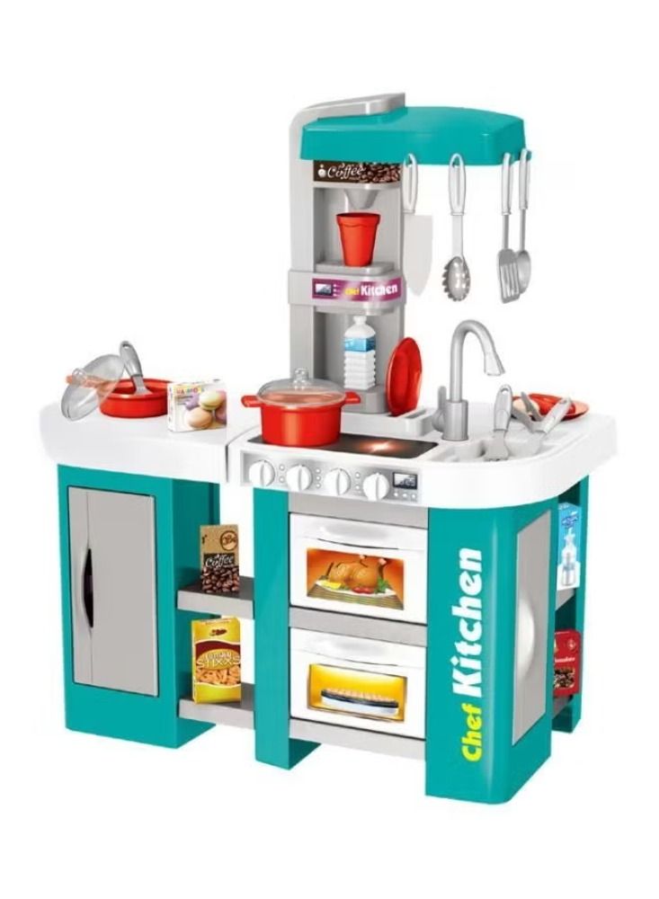 Dreamzon 49-Piece Role Play Kitchen Set 34.5X33X72.5cm - Image 1