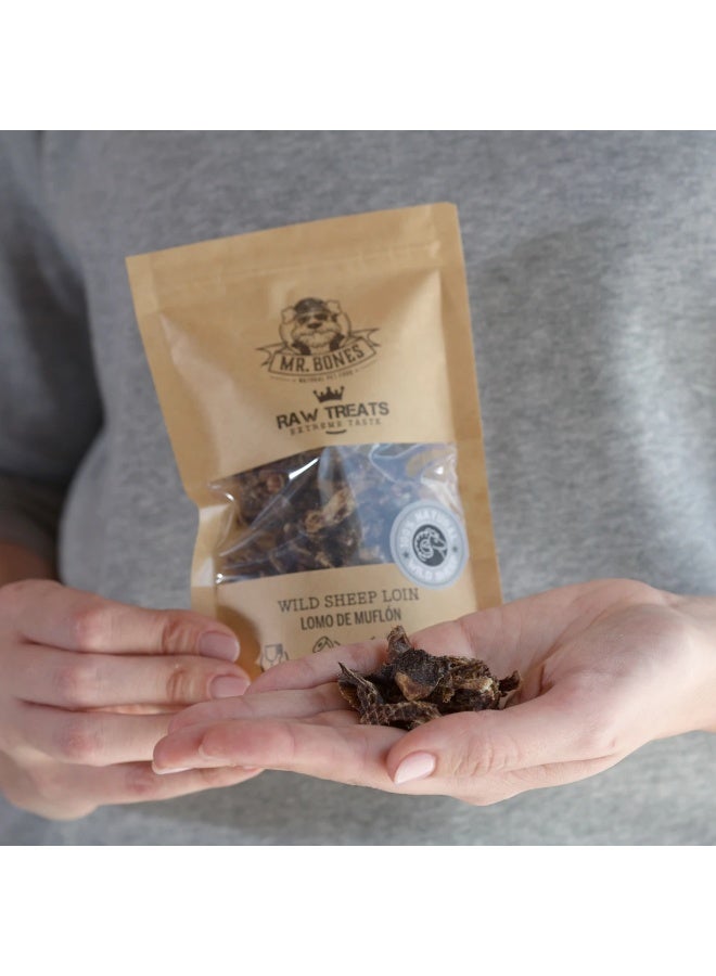 Mr. Bones Raw Treats Mouflon - Natural Snack for dogs and cats - Image 2