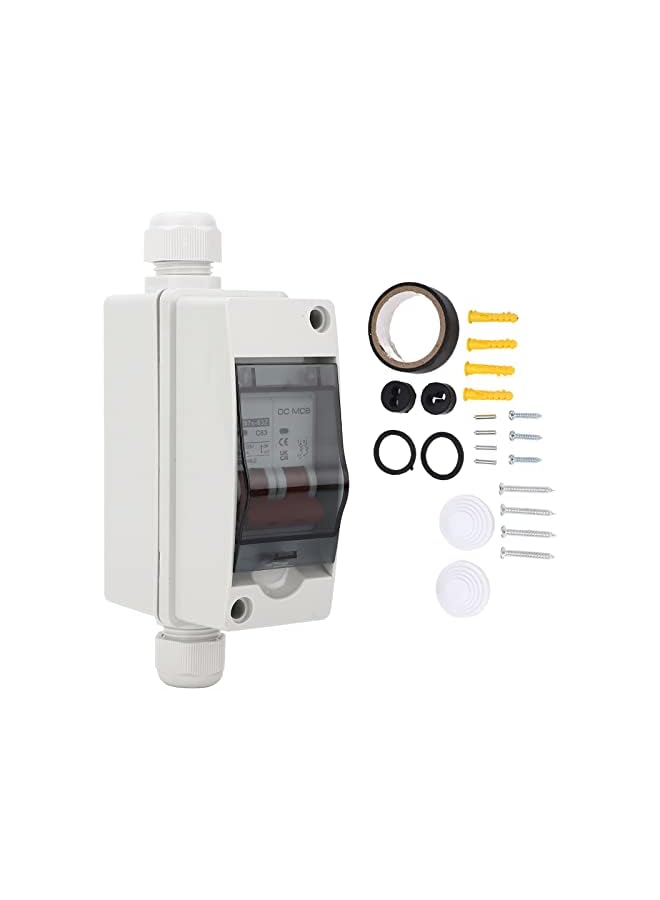 promass 2P 63A 1000V DC Miniature Circuit Breaker Solar Disconnect Switch for Solar PV System - Image 2