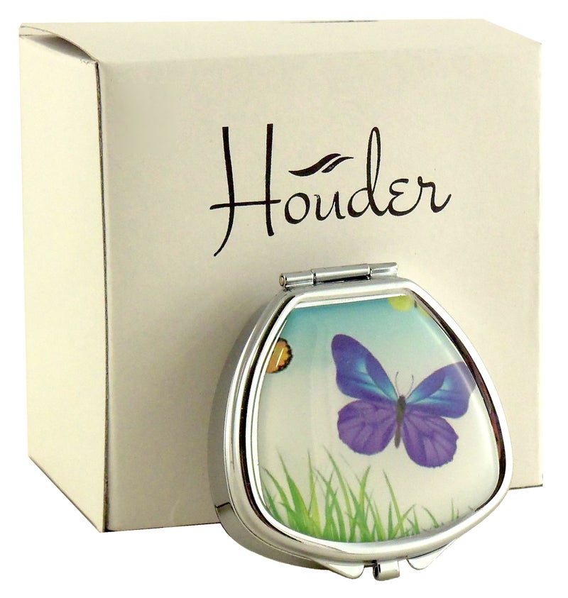 Houder Designer Pill Box by Houder - Decorative Pill Case with Gift Box - Carry Your Meds in Style (Butterfly) - Image 5
