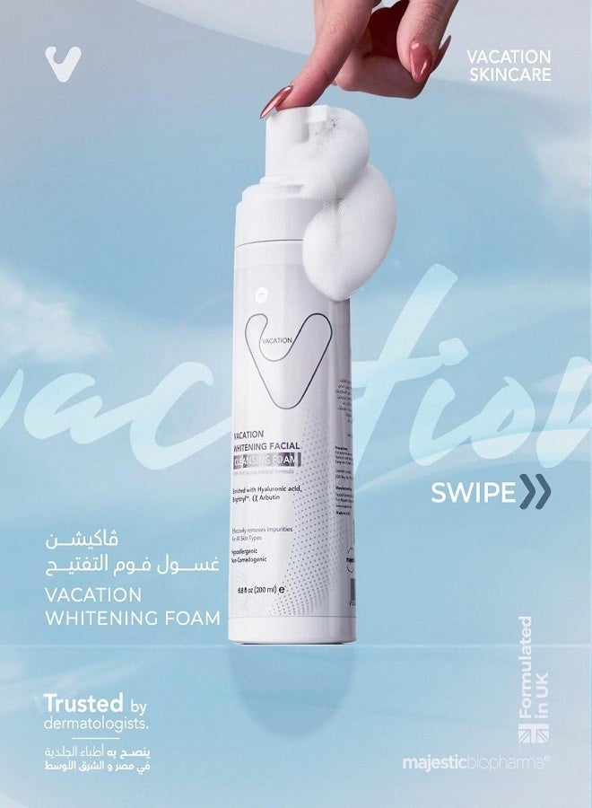VACATION Whitening Facial Cleansing Foam 200ML - Image 2
