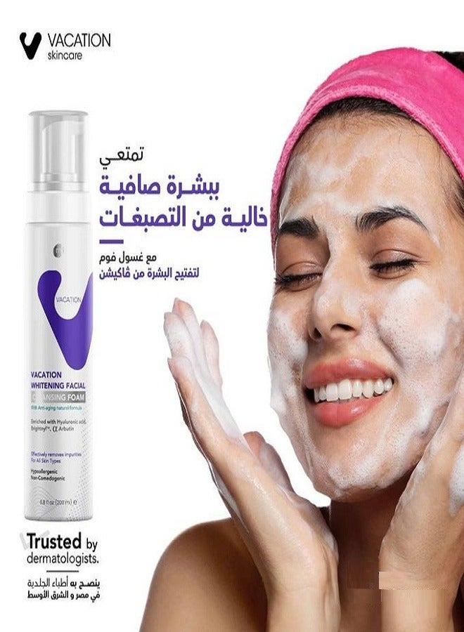 VACATION Whitening Facial Cleansing Foam 200ML - Image 5