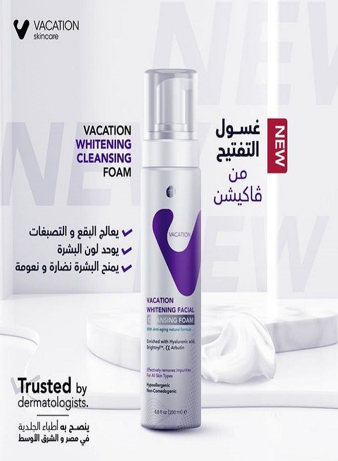 VACATION Whitening Facial Cleansing Foam 200ML - Image 4