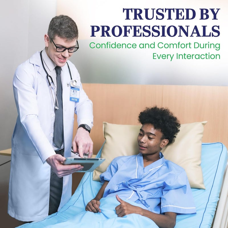 DR Instruments DR Uniforms Cotton Lab Coat - Unisex White Long Coat for Students and Doctors - Image 5