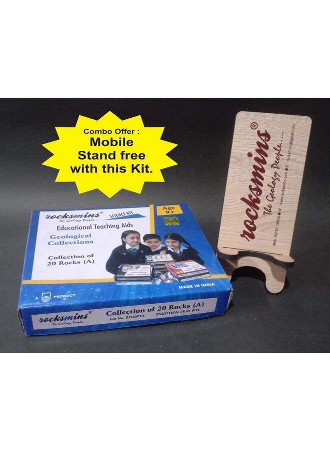 rocksmins Ro20Ptms Rocks Collection Set Of 20 + Free Mobile Stand For Students Of Online School Education - Image 3