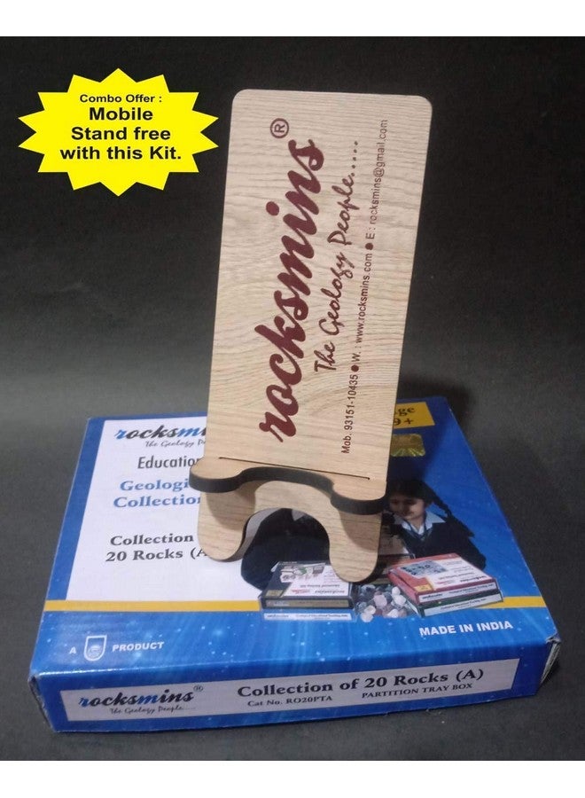 rocksmins Ro20Ptms Rocks Collection Set Of 20 + Free Mobile Stand For Students Of Online School Education - Image 4