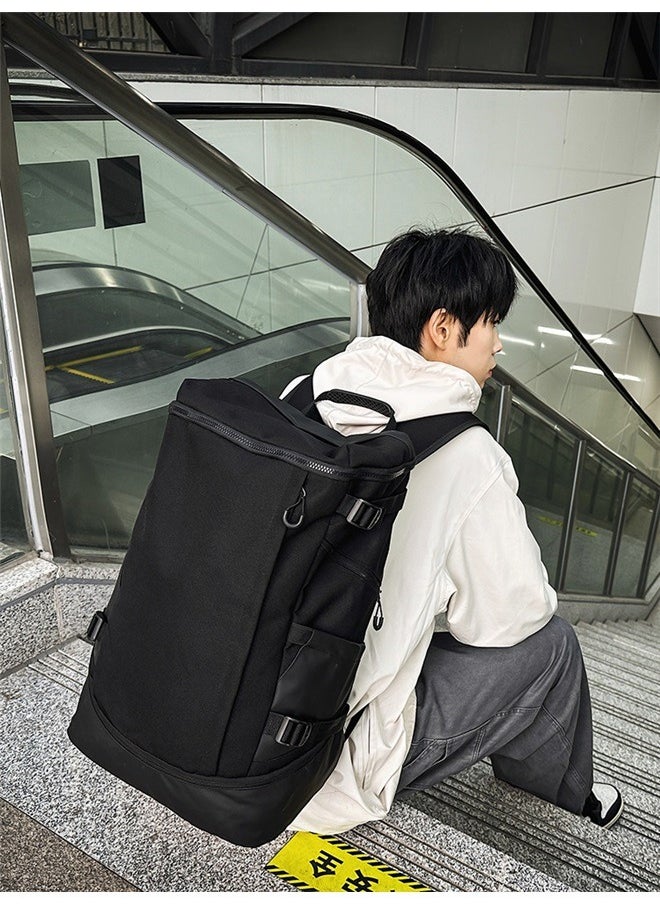 yongsheng Hiking Backpack 20-35L，Hiking Backpack,Extra Large Capacity Hiking Bag, Internal Frame Camping Backpack(Black)  - Image 4