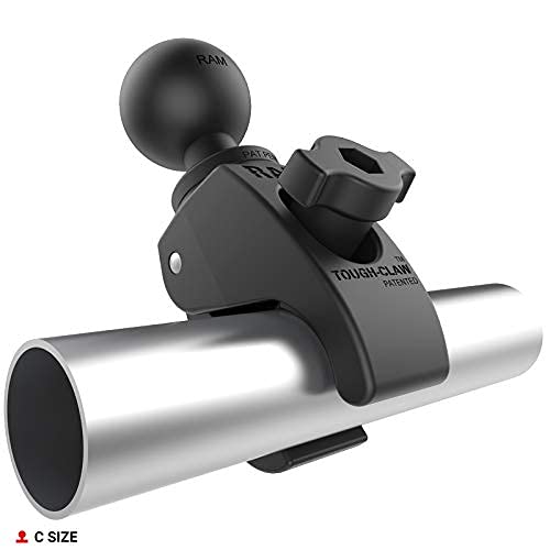 RAM Mounts RAP-404U Tough-Claw Medium Clamp Ball Base with C Size 1.5" Ball for Rails 1" to 1.6" - Image 4