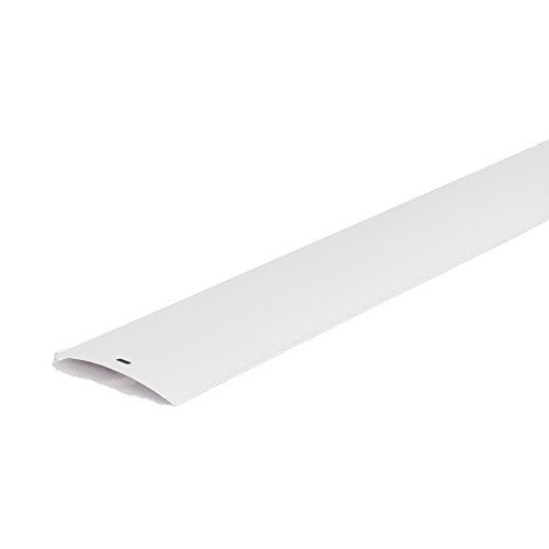 DALIX PVC Vertical Blind Replacement Slats Curved Smooth White 82.5 x 3.5 (10-Pack) - Image 2