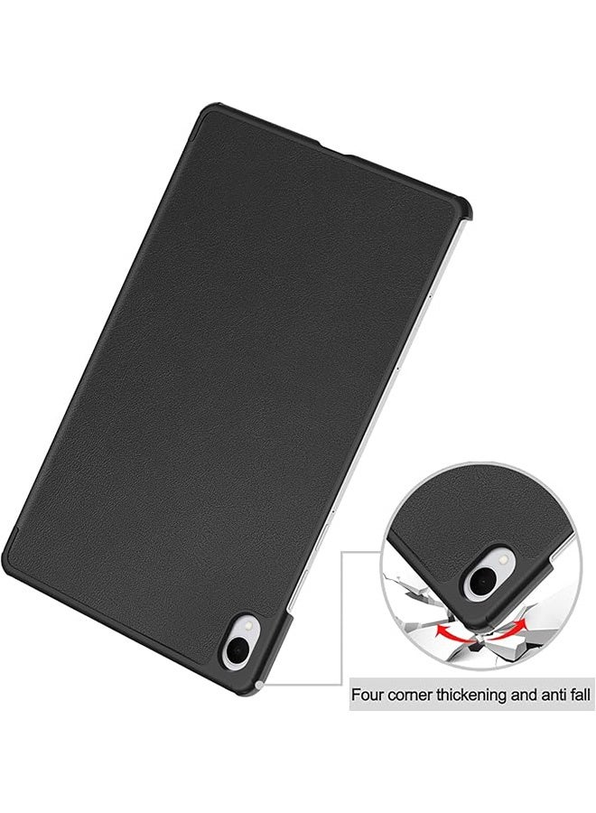 Case for Samsung Galaxy Tab S11 5G 11in, Anti-Fingerprints, Anti-Fall Drop Protection, Auto Sleep/Wake, Slim Stand Hard Back Shell Cover Case (Black) - Image 5