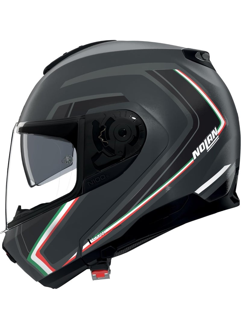 Nolan N100-6 RADIANTE LAVA GREY/ITALY METAL Helmet