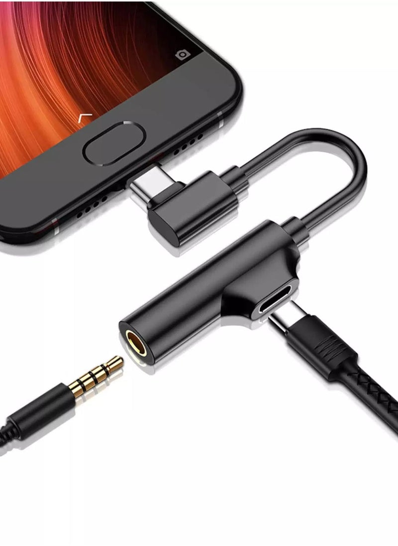 Generic TypeC 2 In 1 Charger Cable Adapter  - Image 1