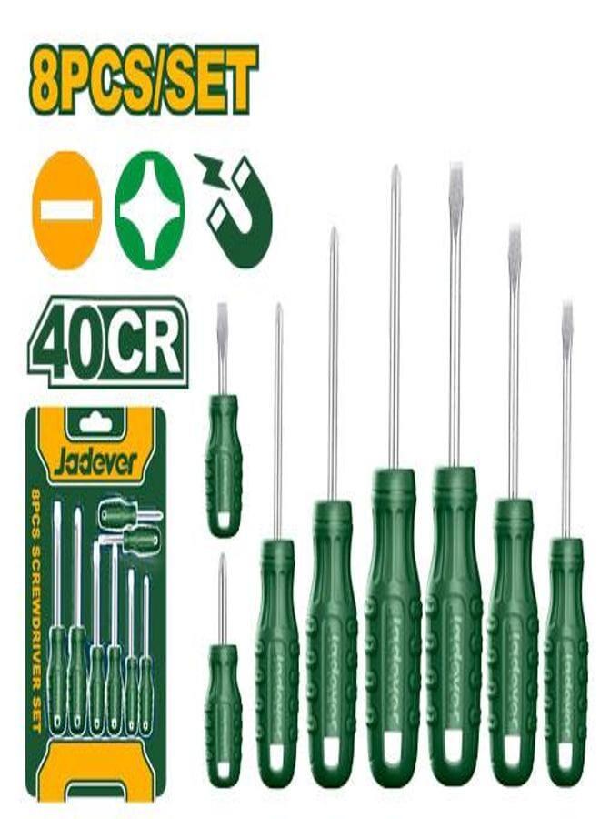 Jadever Jadever 8 Pcs Screwdriver Set Jdss2408 - Image 1