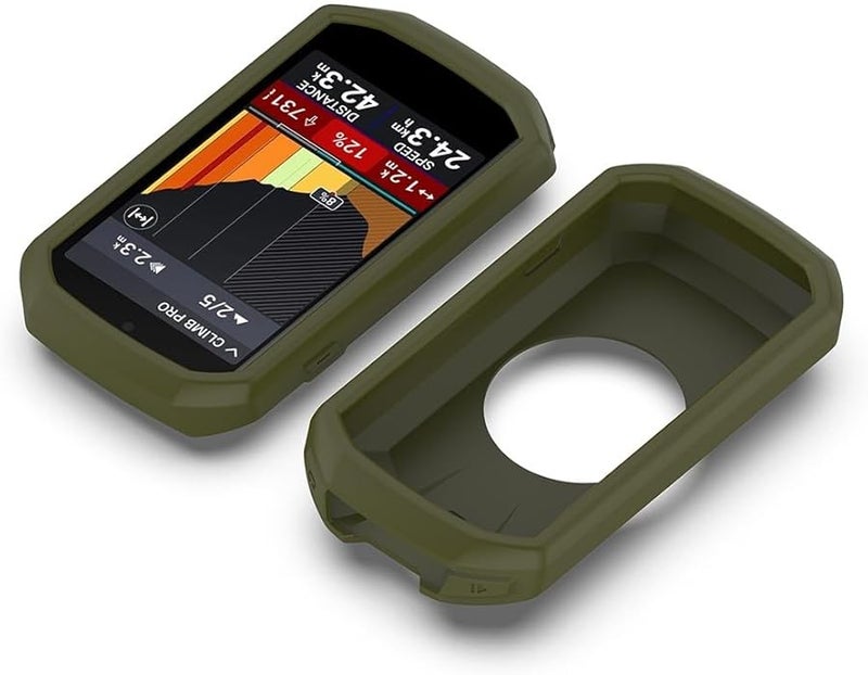 Garmin Edge 1050 Lightweight Flexible Silicone Case Cover Green - Image 4