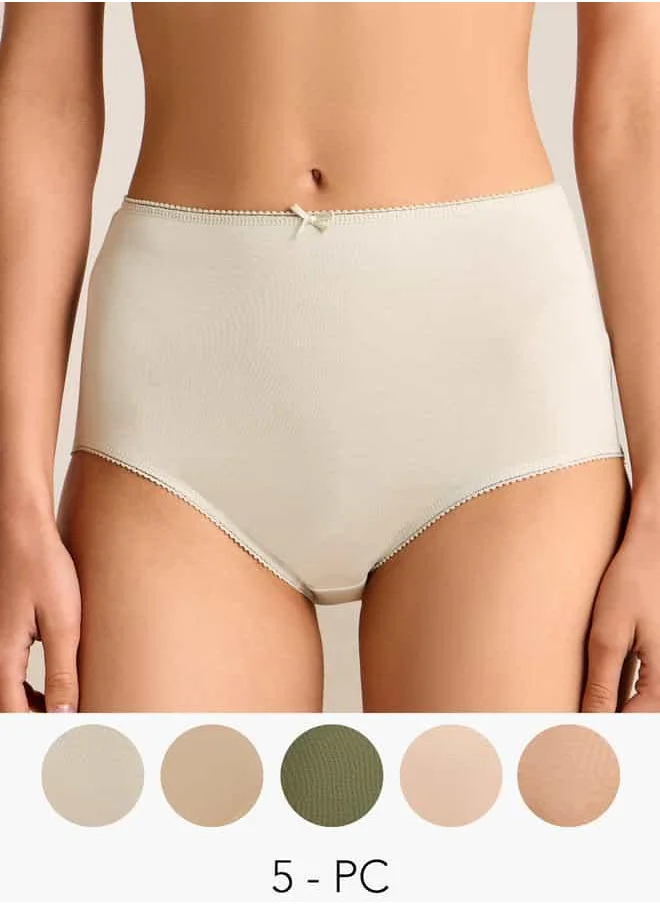 FAV Set of 5 - Lace Detail Full Briefs