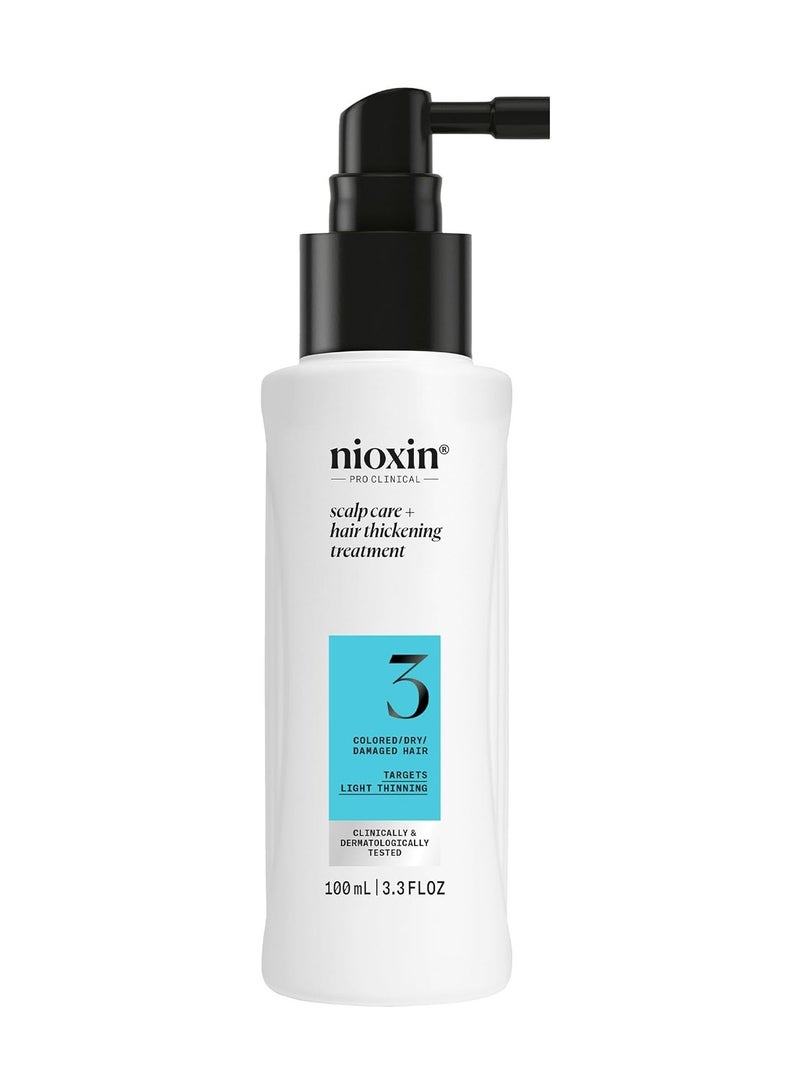 Nioxin System 3 Scalp & Hair Treatment for Color-Treated Hair with Light Thinning, 3.4 oz
