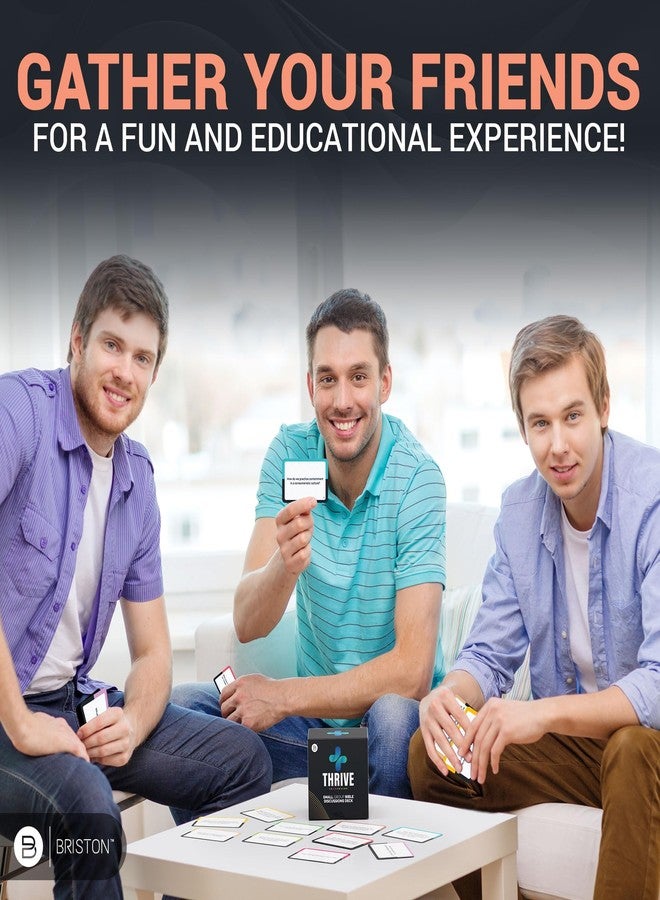 Briston Thrive: Bible Discussion Questions for One on One, Couples, Families and Church Small & Youth Groups - Christian Biblical Study Flash Card Deck for Personal, Denomination & Catholic Ministries - Image 5