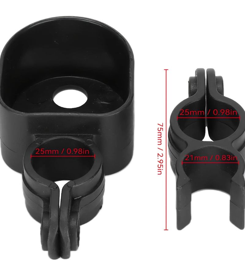 Black 2pcs Universal Cane Holder Durable Cane Stand Accessories - Image 4