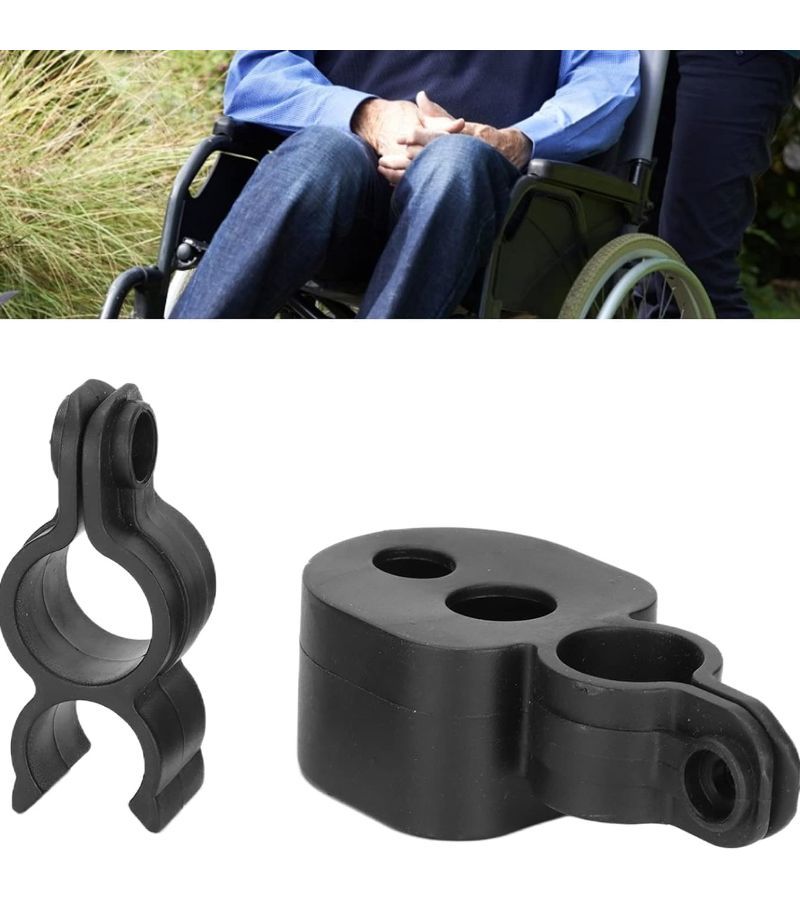 Black 2pcs Universal Cane Holder Durable Cane Stand Accessories - Image 5