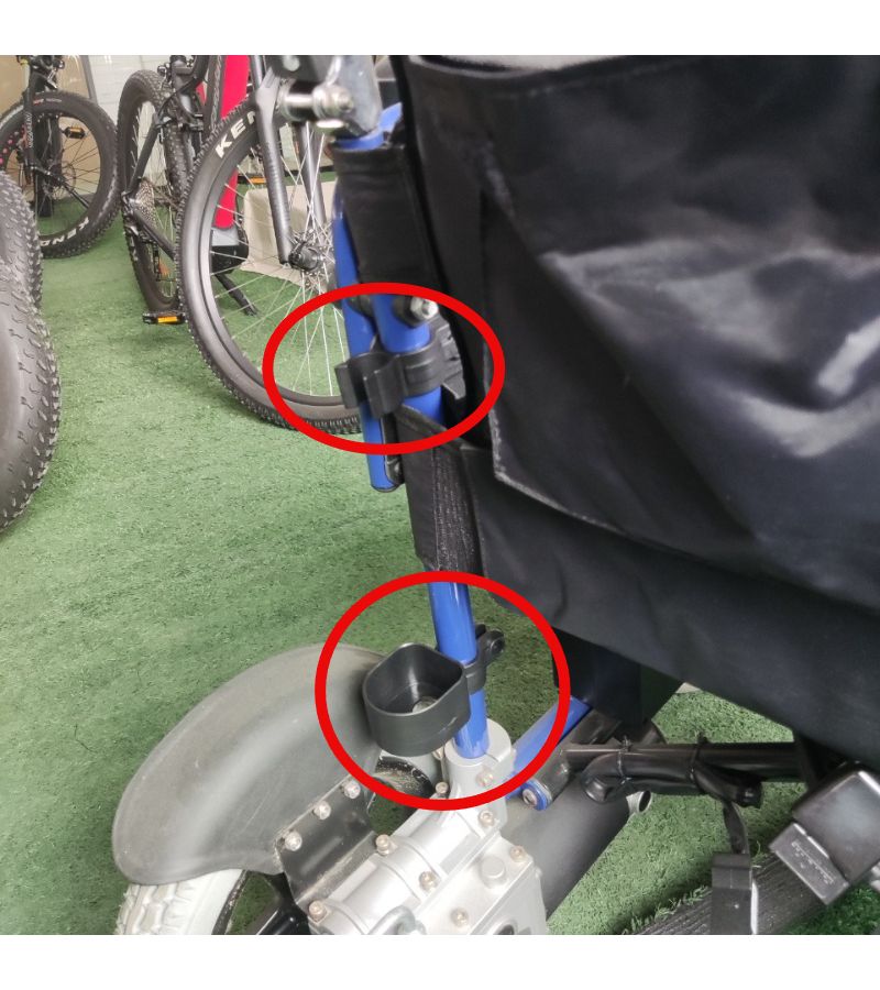 Black 2pcs Universal Cane Holder Durable Cane Stand Accessories - Image 3