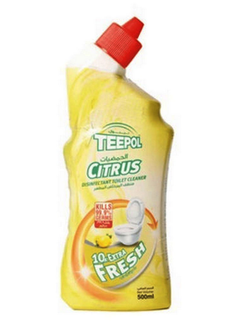 Teepol Toilet Cleaner Extra Fresh Citrus Disinfectant 500 ML - Image 1