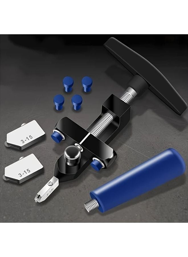 Silvery 2 in 1 Manual Glass Tile Cutter with Diamond Roller Adjustable Metal Base - Image 5