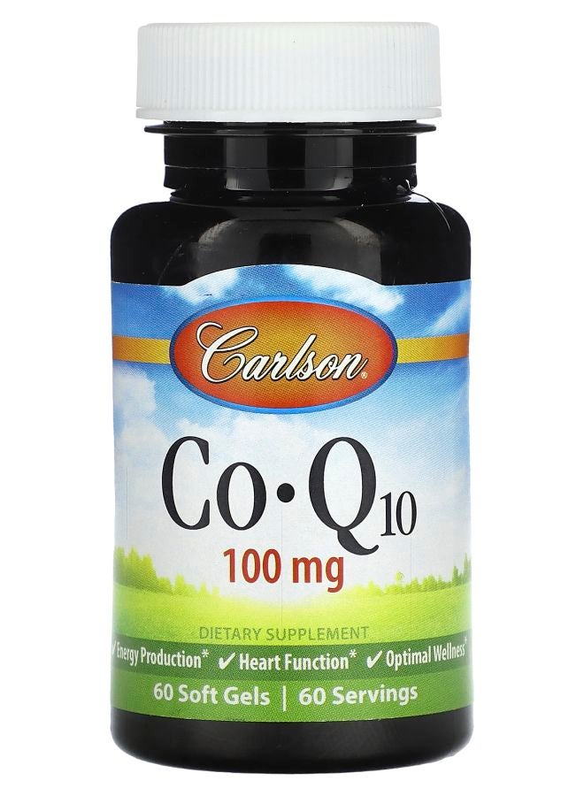 CoQ10 100 ملغ 60 جيل ناعم