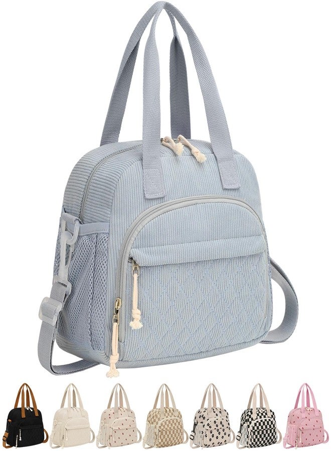 ELONGRIVER Insulated Lunch Bag for Women, Kids Girls, Light Blue - Image 1