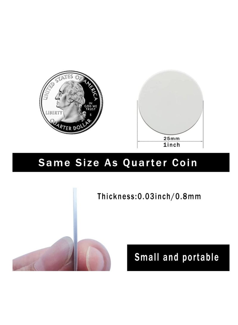 NFC 215 Coin Card NTAG 215 Coin Tags Compatible with TagMo Amiibo and All NFC Phone and Devices 504 Bytes Memory Round 25mm 10 Pieces