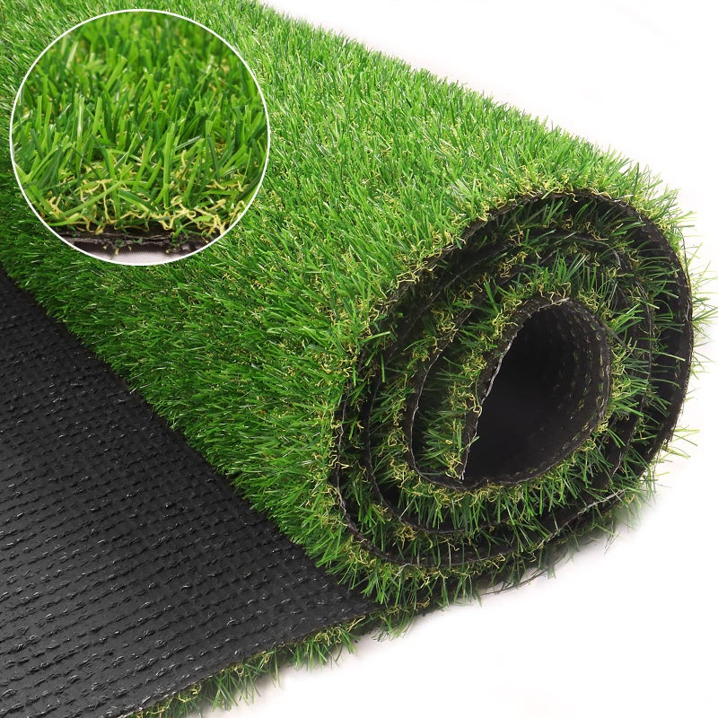 Weidear Artificial Turf Grass 4 ft x 6 ft Realistic Fake Grass Rug with Drainage Holes 20MM Indoor Outdoor Lawn Grass Landscape for Backyard Patio Synthetic Grass Mat for Dogs Pets Customized
