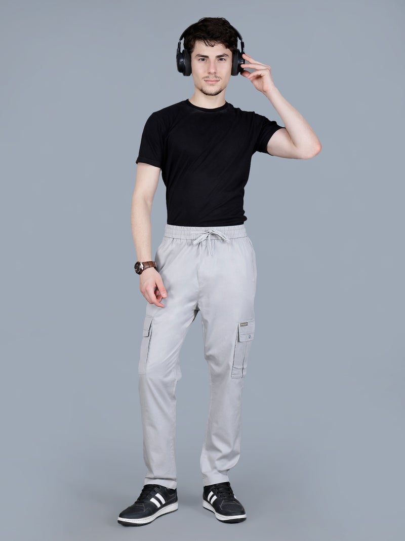 فورت كولينز بنطلون كارجو رجالي سادة مع رباط - Image 2