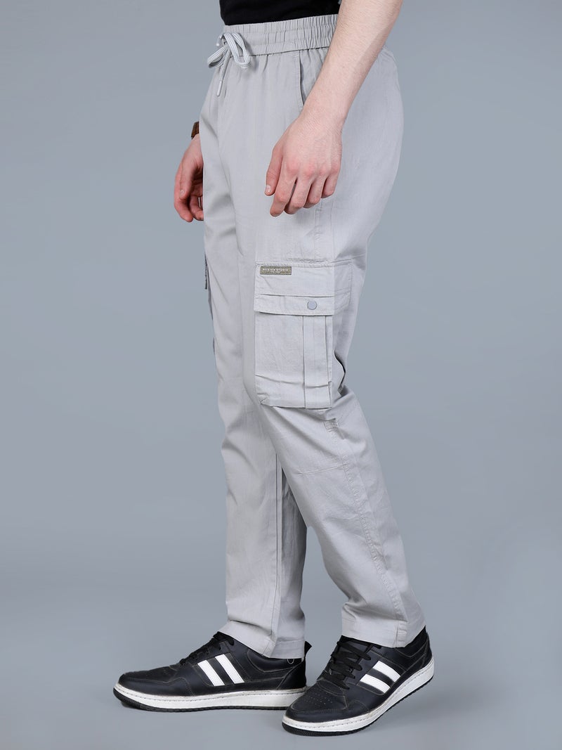 فورت كولينز بنطلون كارجو رجالي سادة مع رباط - Image 4
