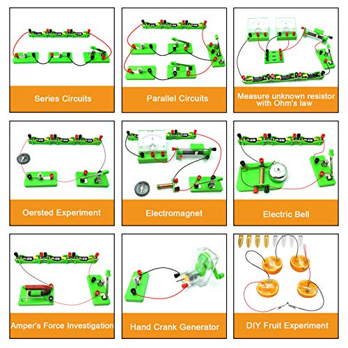 EUDAX School Physics Labs Basic Electricity Discovery Circuit and Magnetism Experiment kits for High School Students Electromagnetism Elementary Electronics - Image 3