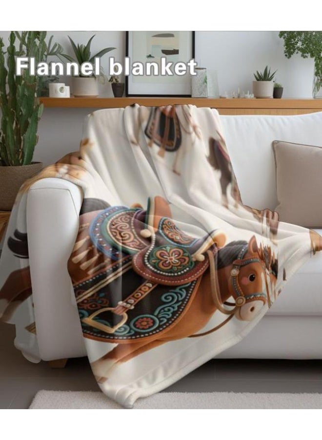 general Baby and children's cartoon flannel thin blanket (warm and comfortable, suitable for sleep, game use) 70cm*100cm - Image 5