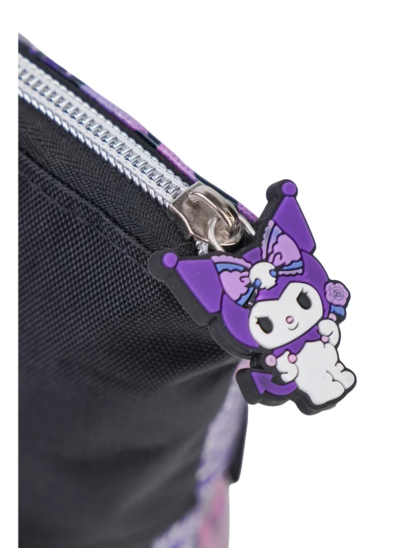 Sanrio purple Sanrio Kuromi Toddler Pencil Case | Pop-Up Standing Pencil Pouch for Kids | Cute Kuromi School Stationery Organizer | Portable Zipper Pencil Holder for School & Travel for Women | Best Price UAE